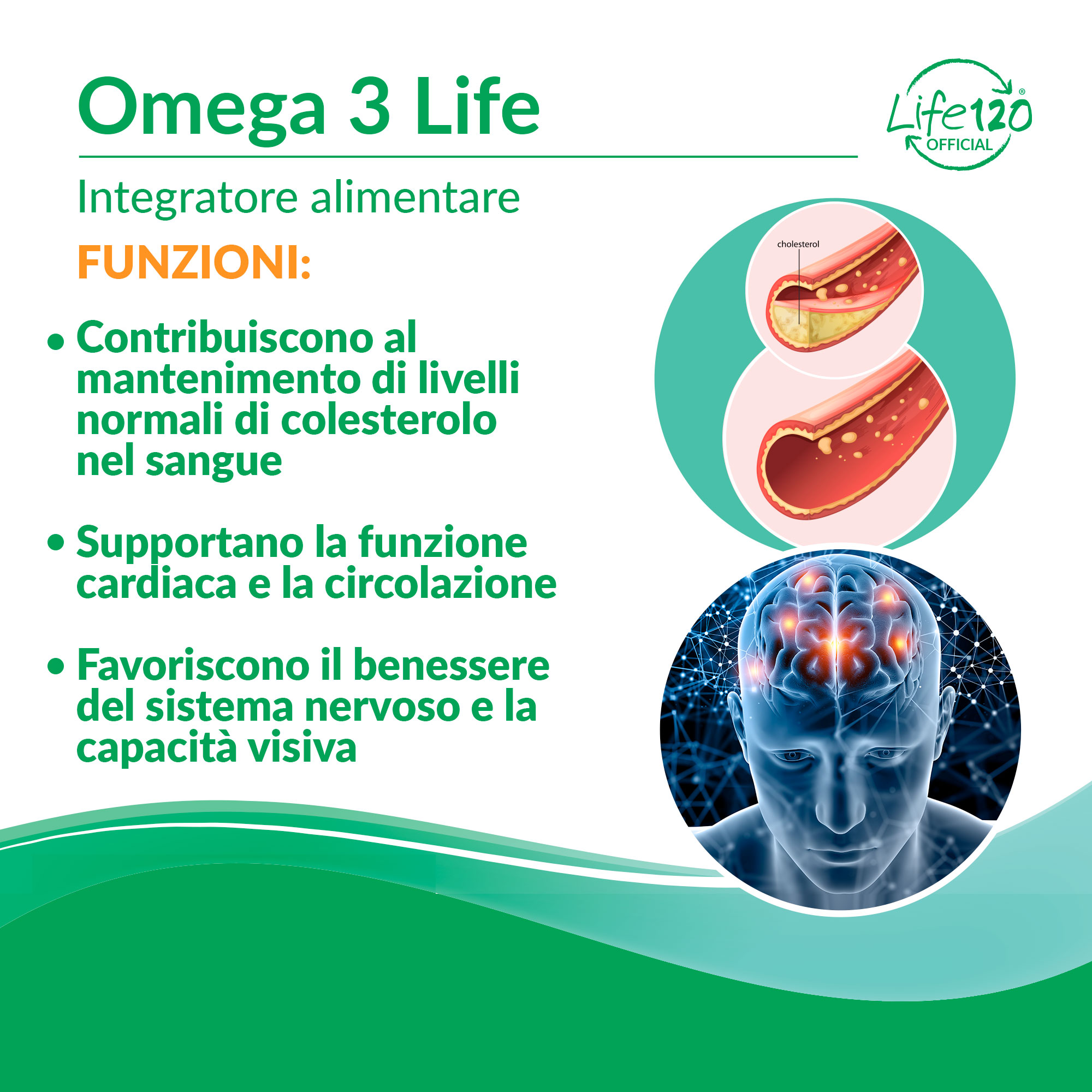 Omega 3 120perle — vista 2