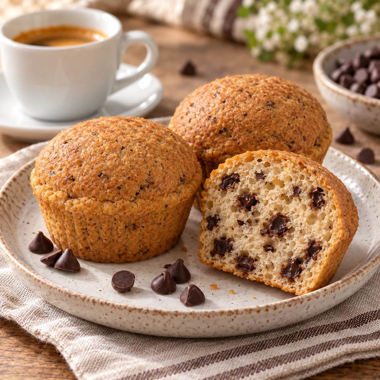 Pan Muffin con gocce di cioccolato — vista 3